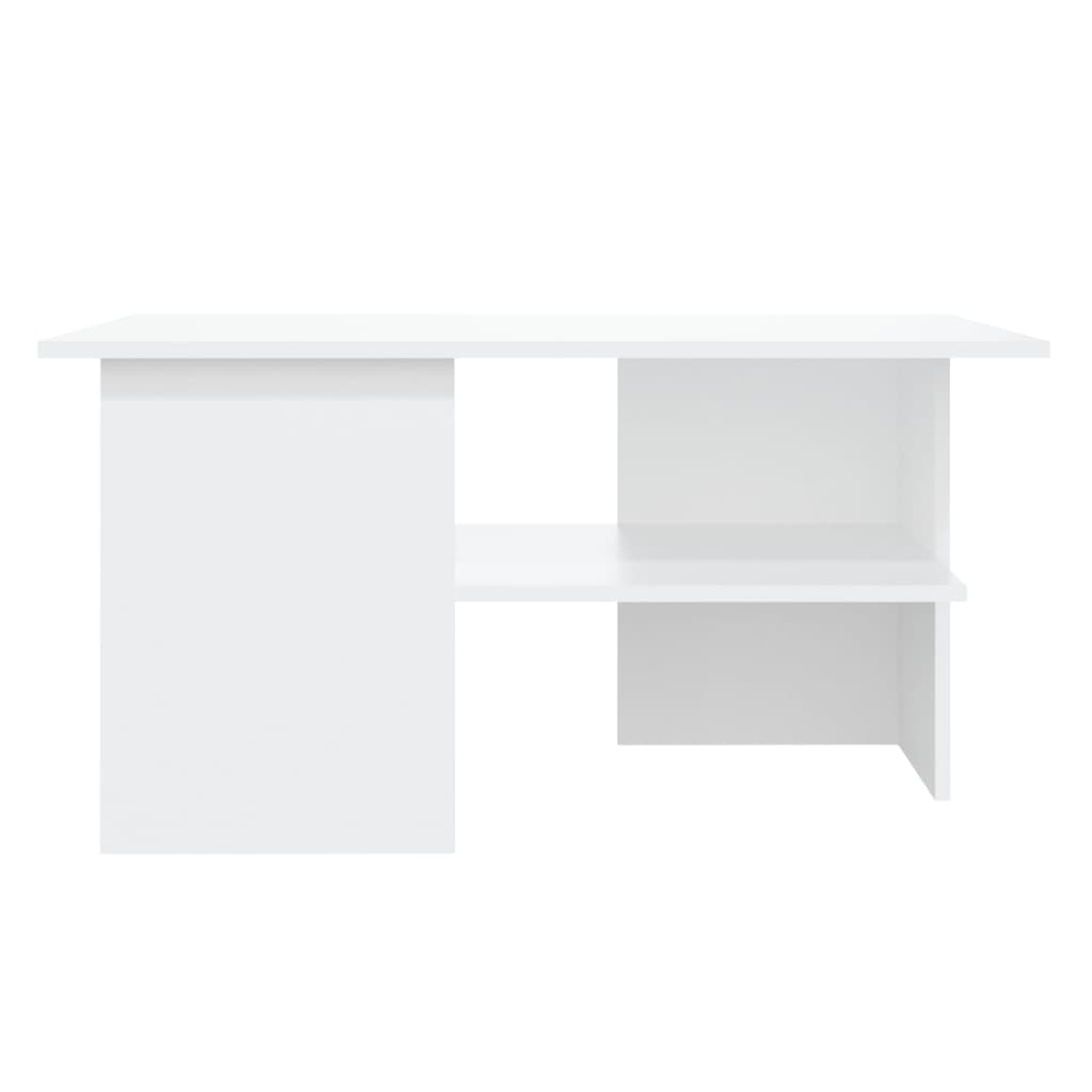 NNEVL Coffee Table White 90x60x46.5 cm Chipboard-3