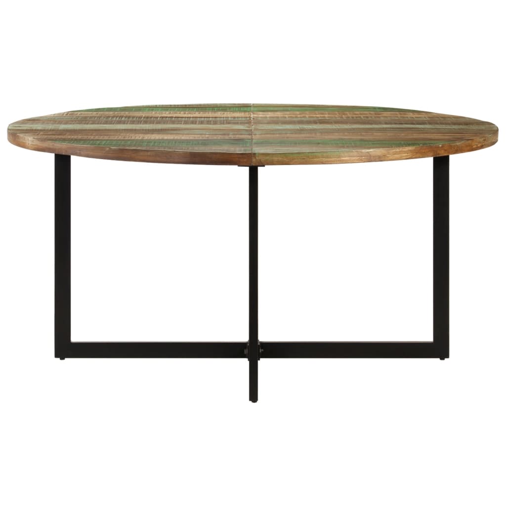 NNEVL Dining Table 150x75 cm Solid Wood Reclaimed-1